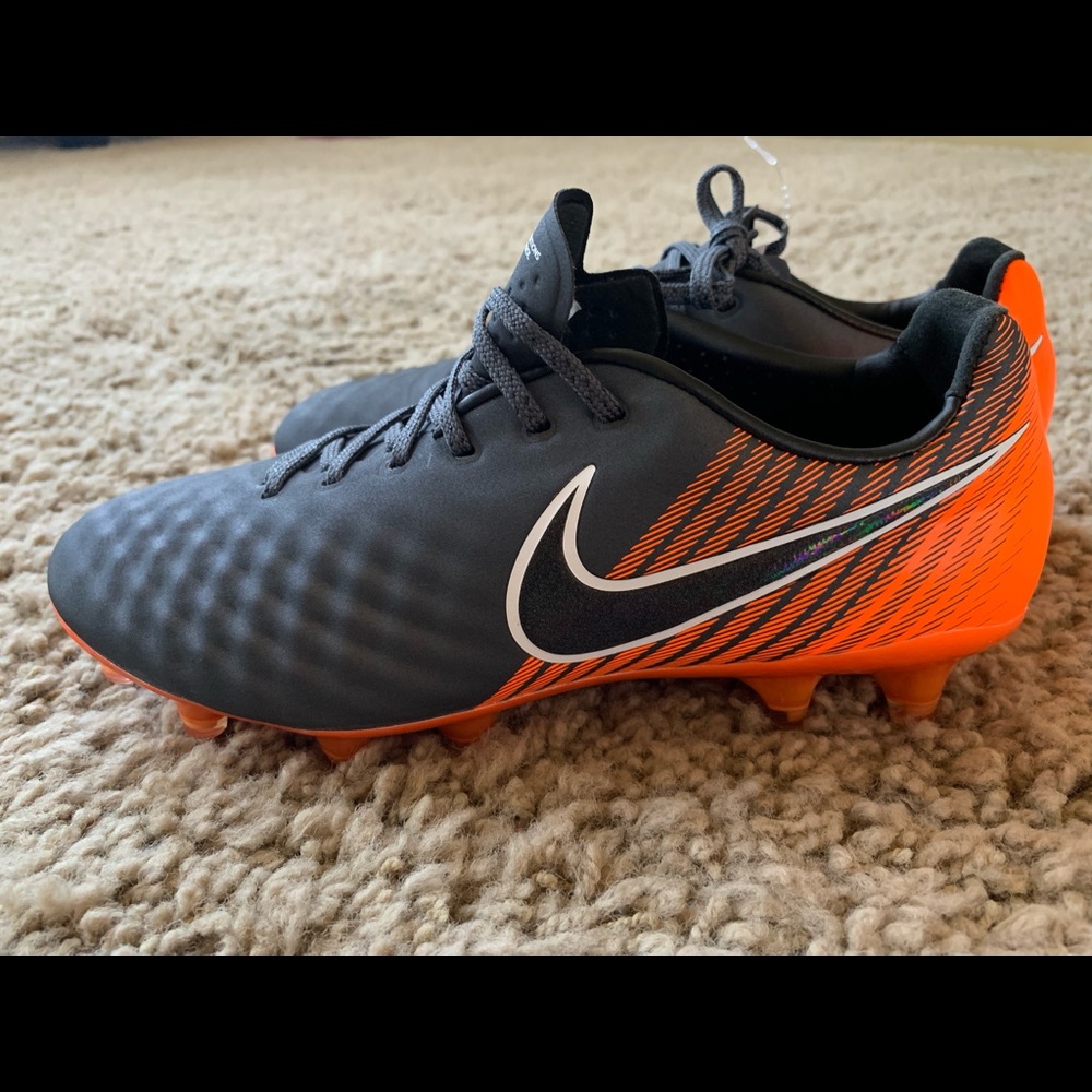 Nike Magista Obra 2 Elite FG GreyOrange Youth Sz 4